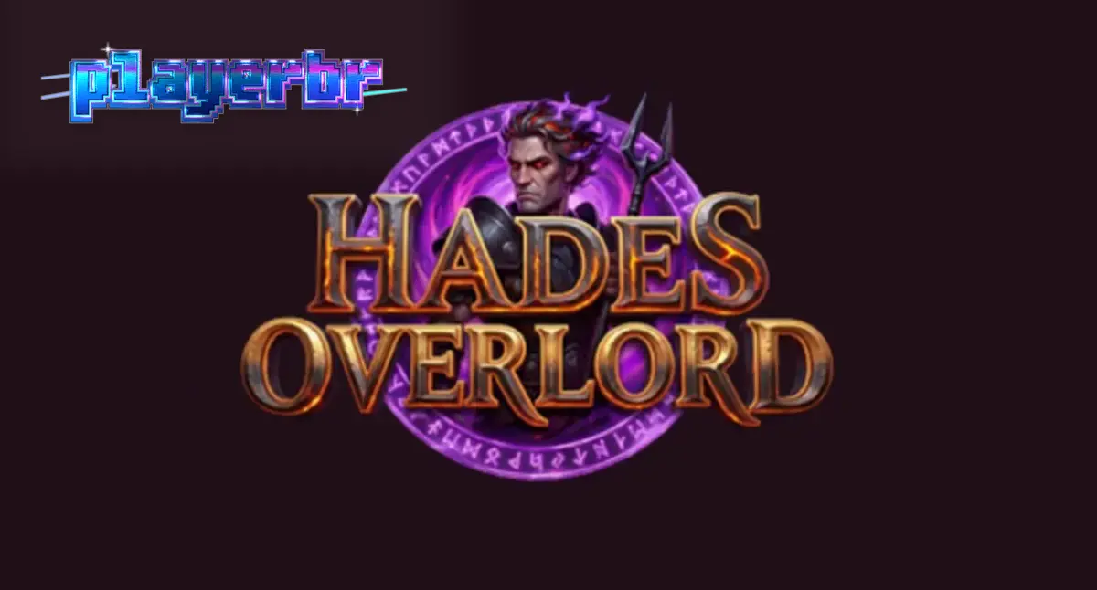 Cena sombria do slot Hades Overlord com o deus Hades e elementos do submundo